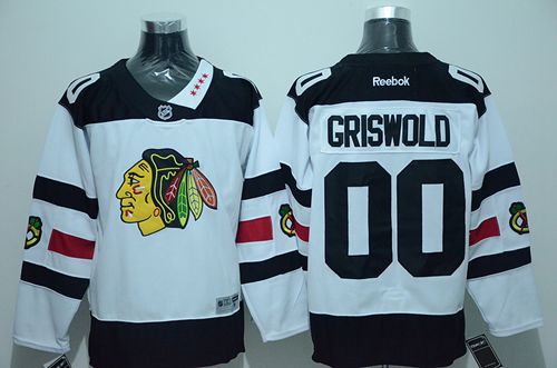 Blackhawks 00 Clark Griswold White 2016 Stadium Series Stitched Nhl Jersey