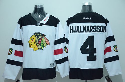 Blackhawks 4 Niklas Hjalmarsson White 2016 Stadium Series Stitched Nhl Jersey