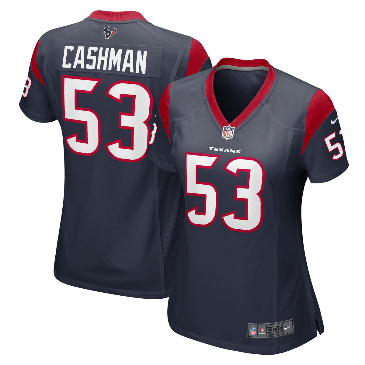Blake Cashman Houston Texans Nike Womens Game Player Jersey Navy
