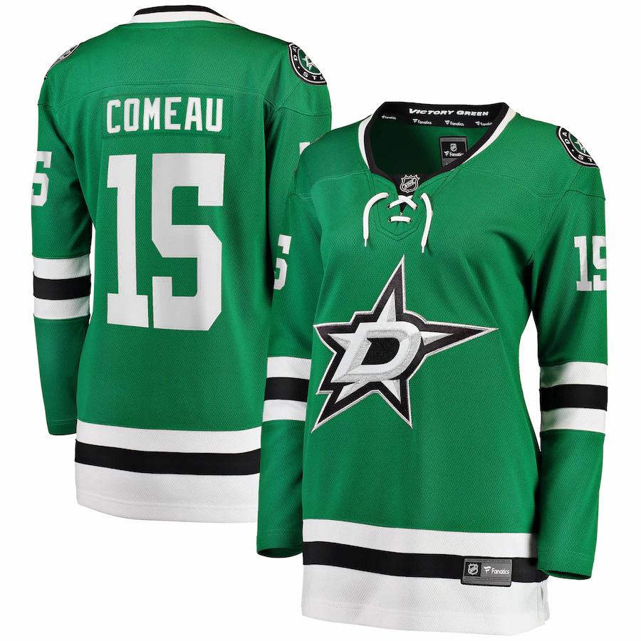 Blake Comeau Dallas Stars Fanatics Branded Womens Home Breakaway Player Jersey Kelly Green