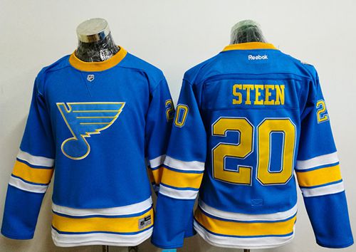 Blues 20 Alexander Steen Light Blue 2017 Winter Classic Womens Stitched Nhl Jersey
