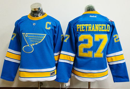 Blues 27 Alex Pietrangelo Light Blue 2017 Winter Classic Womens Stitched Nhl Jersey