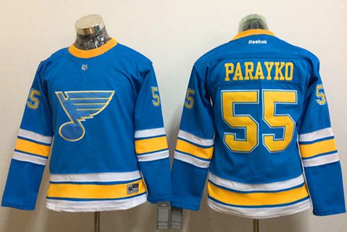Blues 55 Colton Parayko Light Blue 2017 Winter Classic Womens Stitched Nhl Jersey