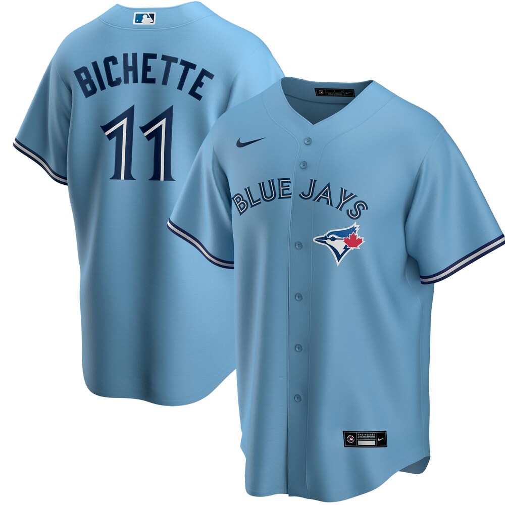 Bo Bichette Toronto Blue Jays Nike Alternate 2020 Player Jersey Powder Blue
