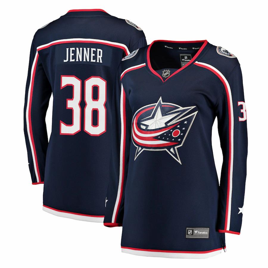 Boone Jenner Columbus Blue Jackets Fanatics Branded Womens Breakaway Jersey Navy