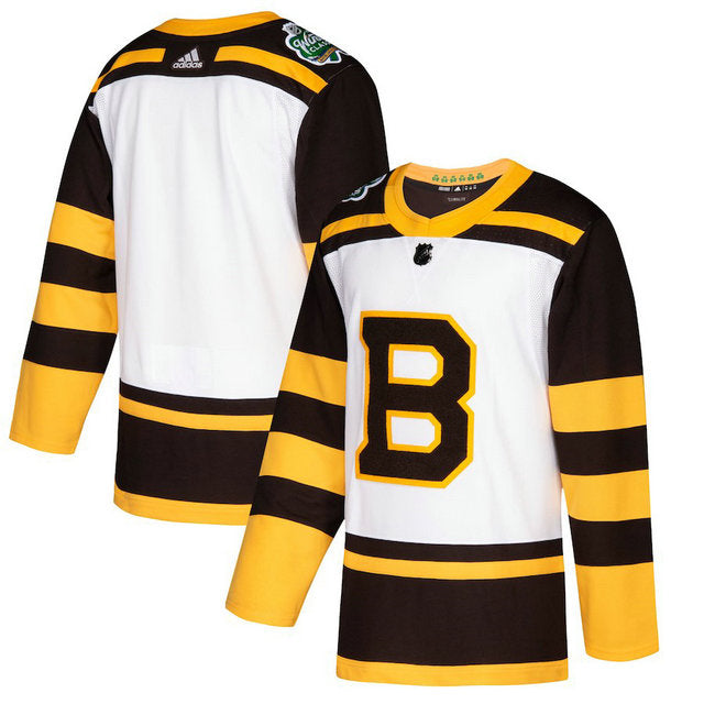 Boston Bruins Blank 2019 Winter Classic Custom White Jersey Stitched