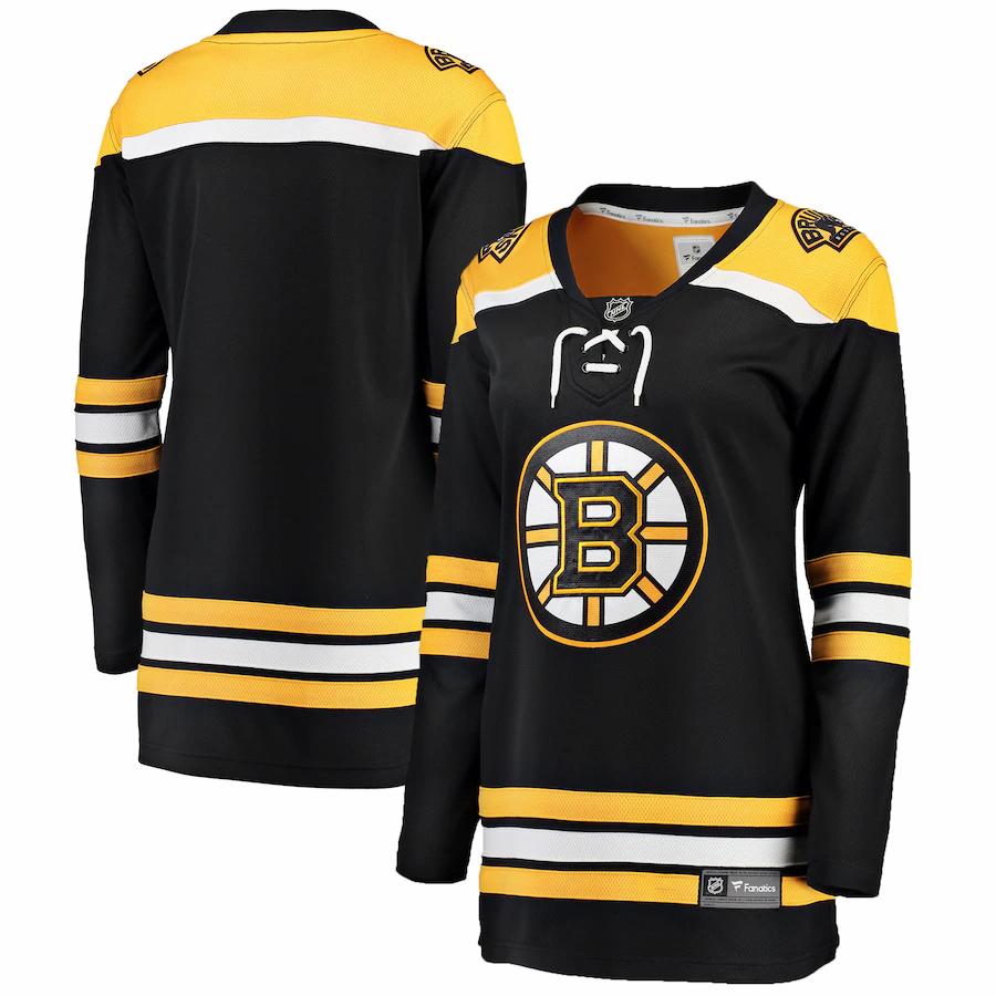 Boston Bruins Fanatics Branded Womens Breakaway Home Jersey Black