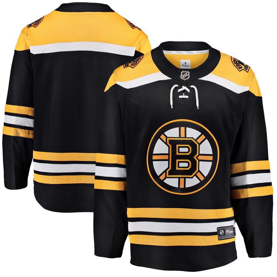 Boston Bruins Fanatics Branded Youth Breakaway Home Jersey Black