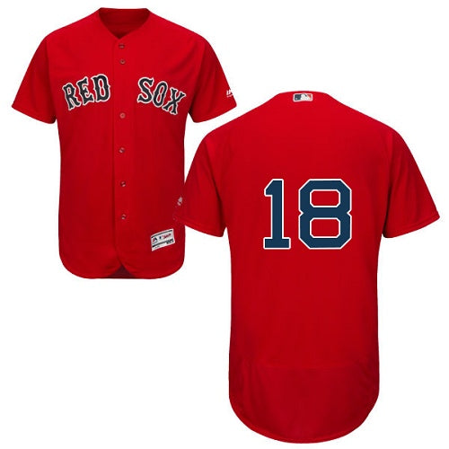 Boston Red Sox 18 Mitch Moreland Red Flexbase Authentic Collection Stitched Baseball Jersey