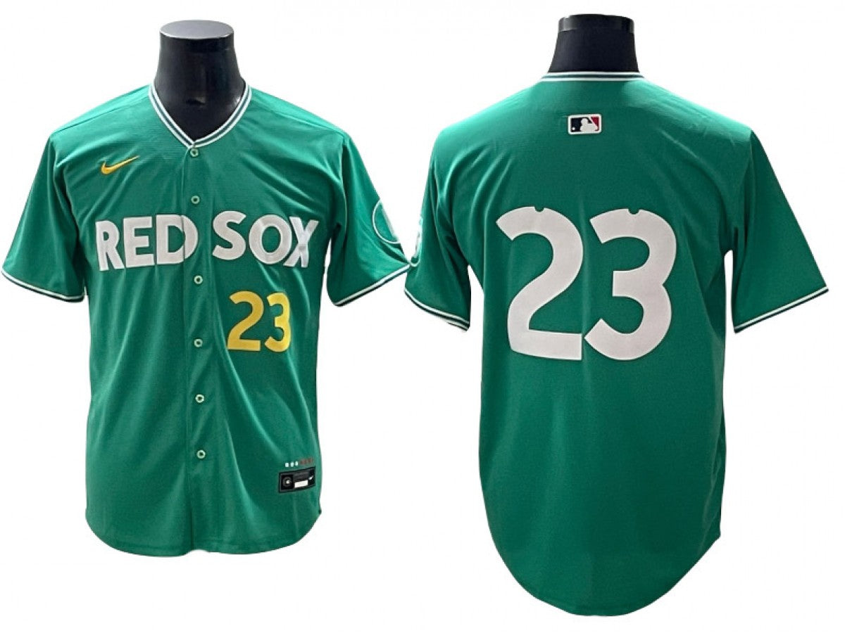 Boston Red Sox #23 Romy Gonzalez Green 2025 City Connect Limited Jersey