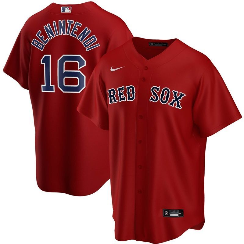 Boston Red Sox Andrew Benintendi 16 2020 Mlb Red Jersey