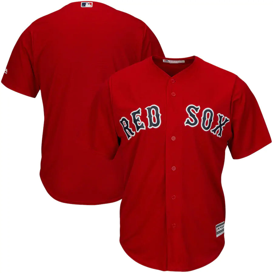 Boston Red Sox Majestic Big And Tall Cool Base Team Jersey Red