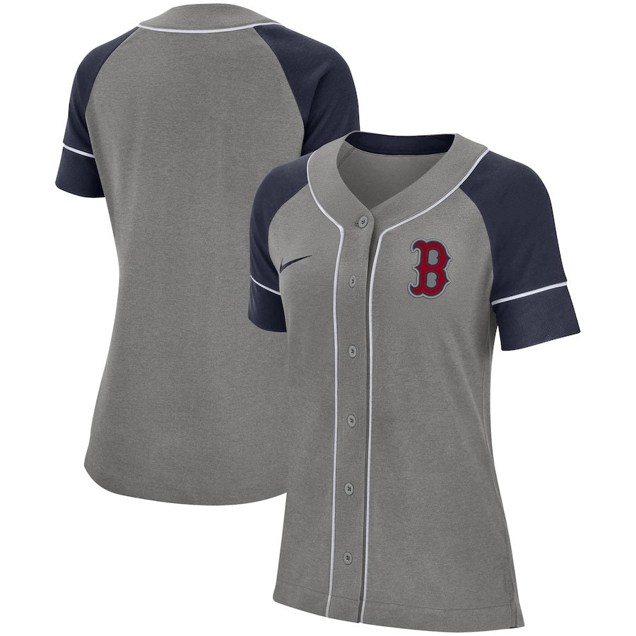 Boston Red Sox Nike Womens Classic Baseball Jersey Gray