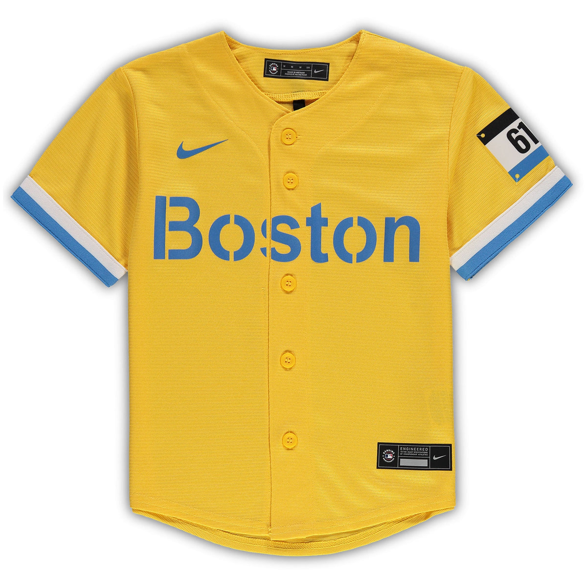 Boston Red Sox Preschool 2021 Mlb City Connect Replica Team Jersey Gold