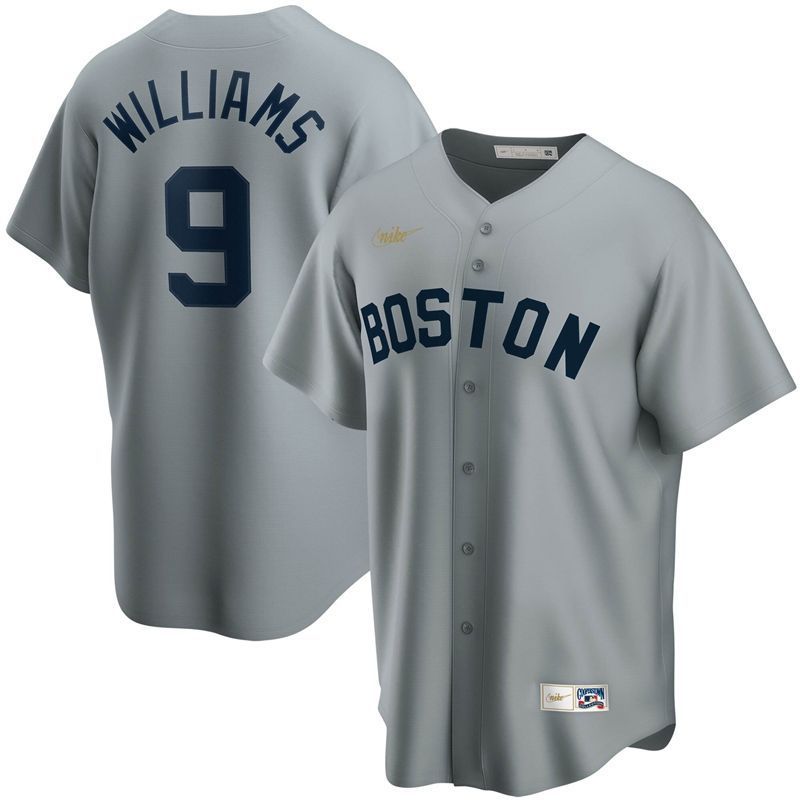 Boston Red Sox Stan Williams 9 2020 Mlb Grey Jersey