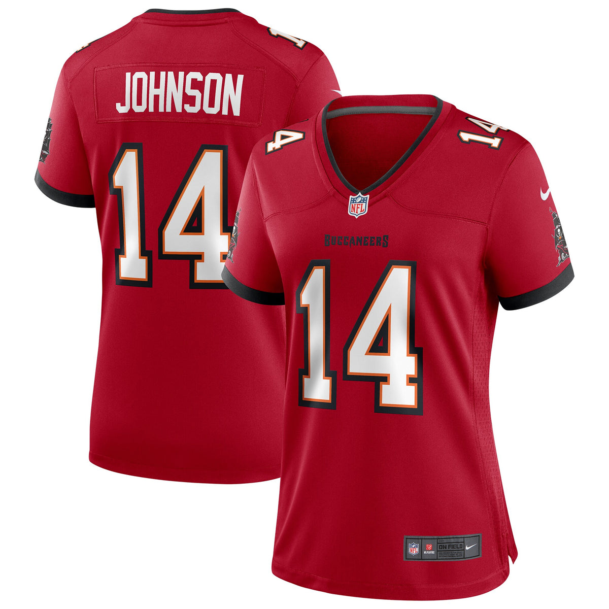 Brad Johnson Tampa Bay Buccaneers Nike Womens Game Retired Player Jersey Red