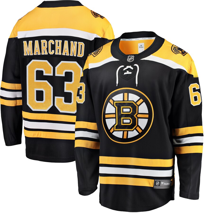Brad Marchand Boston Bruins Fanatics Branded Breakaway Player Jersey Black