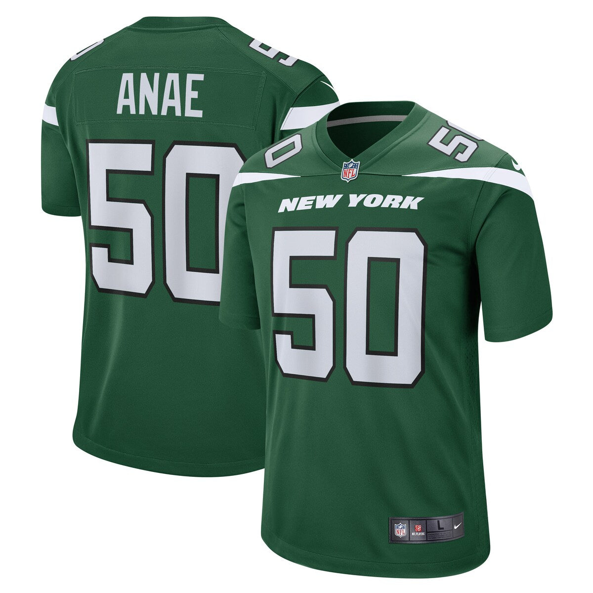 Bradlee Anae New York Jets Nike Womens Game Player Jersey Gotham Green