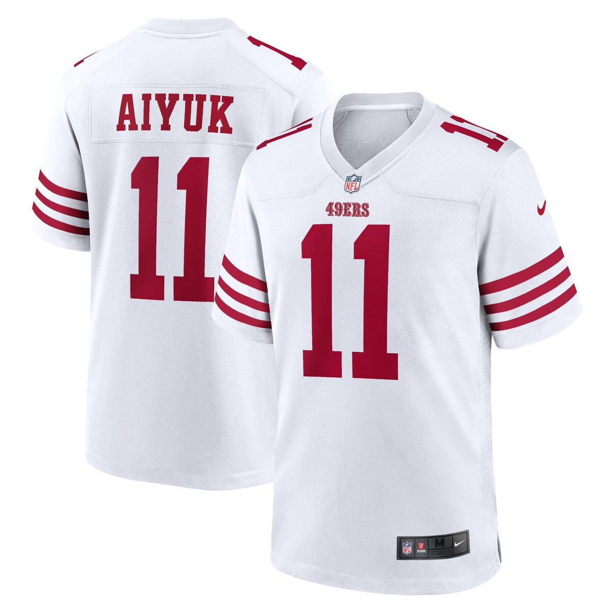 Brandon Aiyuk San Francisco 49ers Nike Player Game Jersey White