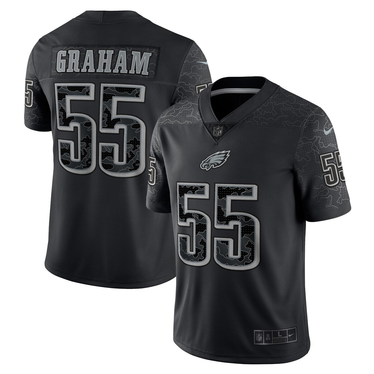 Brandon Graham Philadelphia Eagles Nike Rflctv Limited Jersey Black