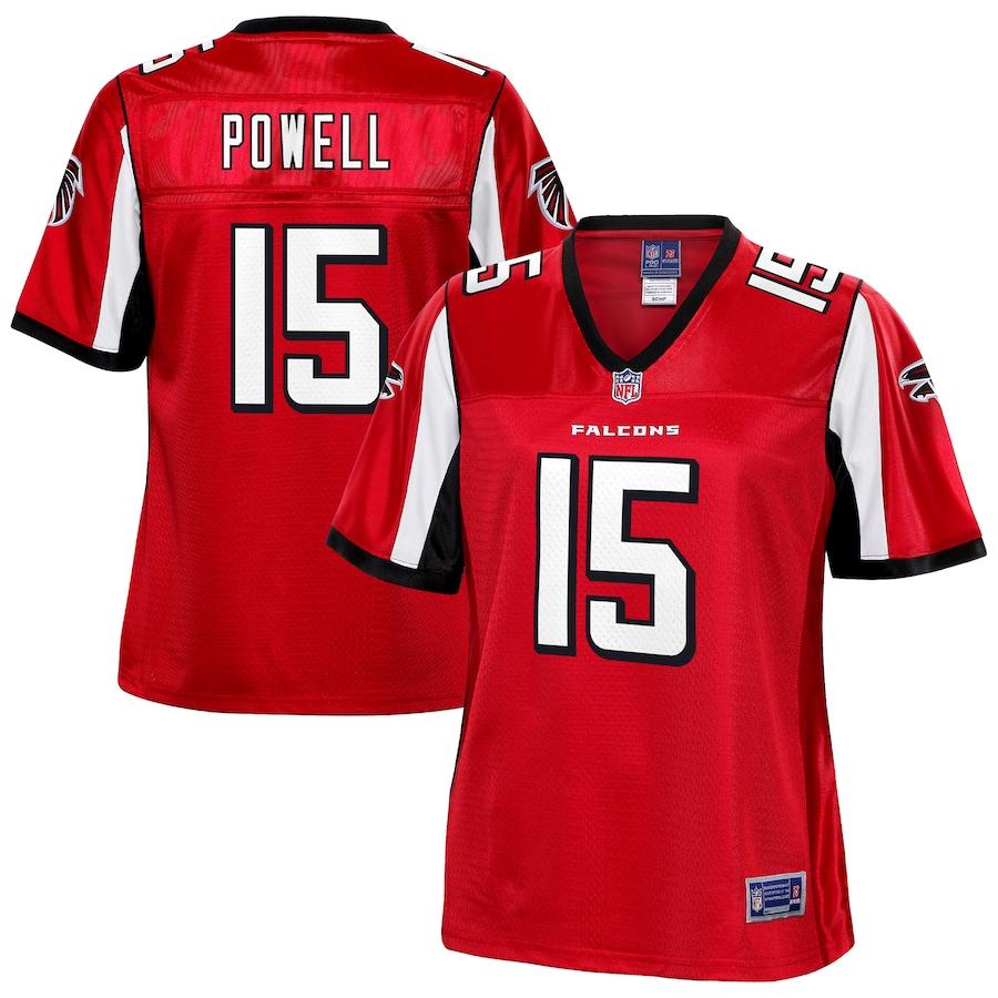 Brandon Powell Atlanta Falcons Nfl Pro Line Womens Player Jersey Red