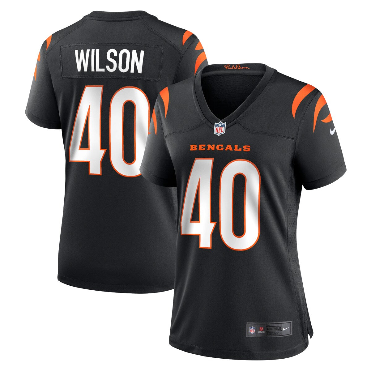 Brandon Wilson Cincinnati Bengals Womens Nike Game Jersey Black