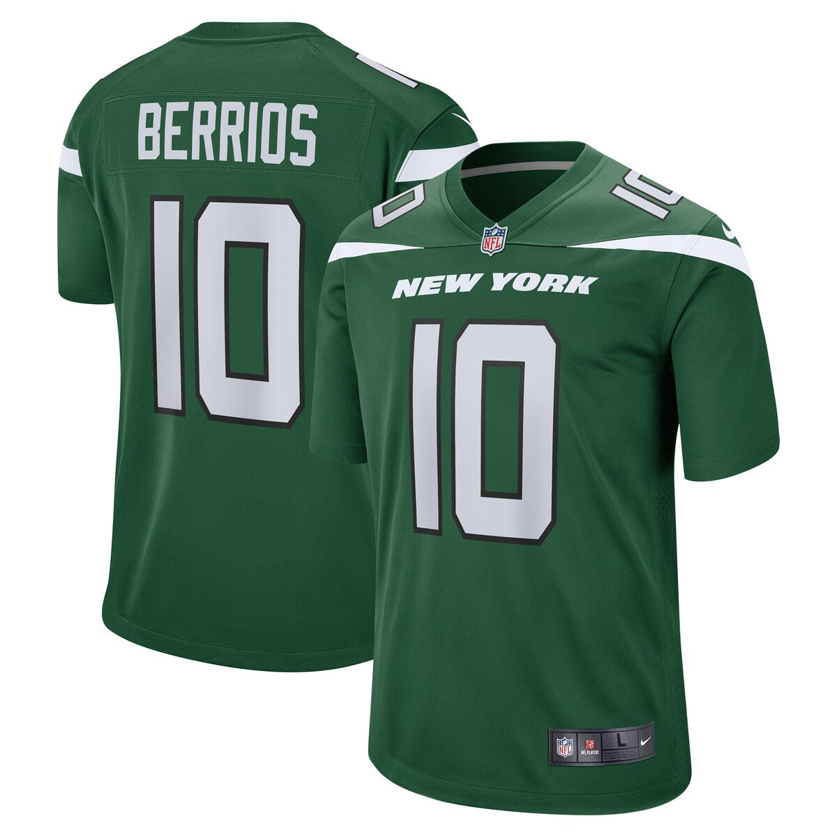 Braxton Berrios New York Jets Nike Game Jersey Gotham Green