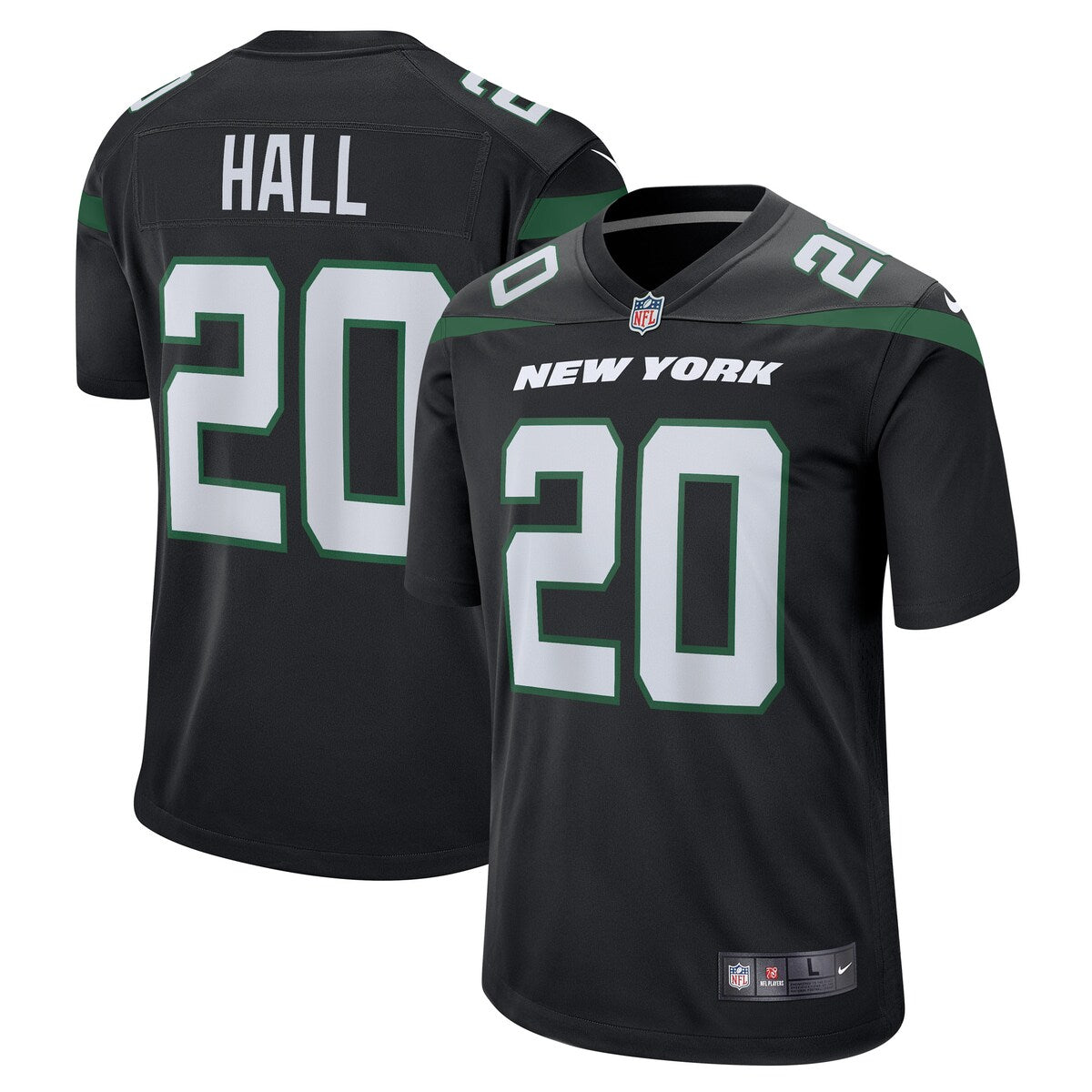 Breece Hall New York Jets Nike Alternate Game Player Jersey Stealth Black