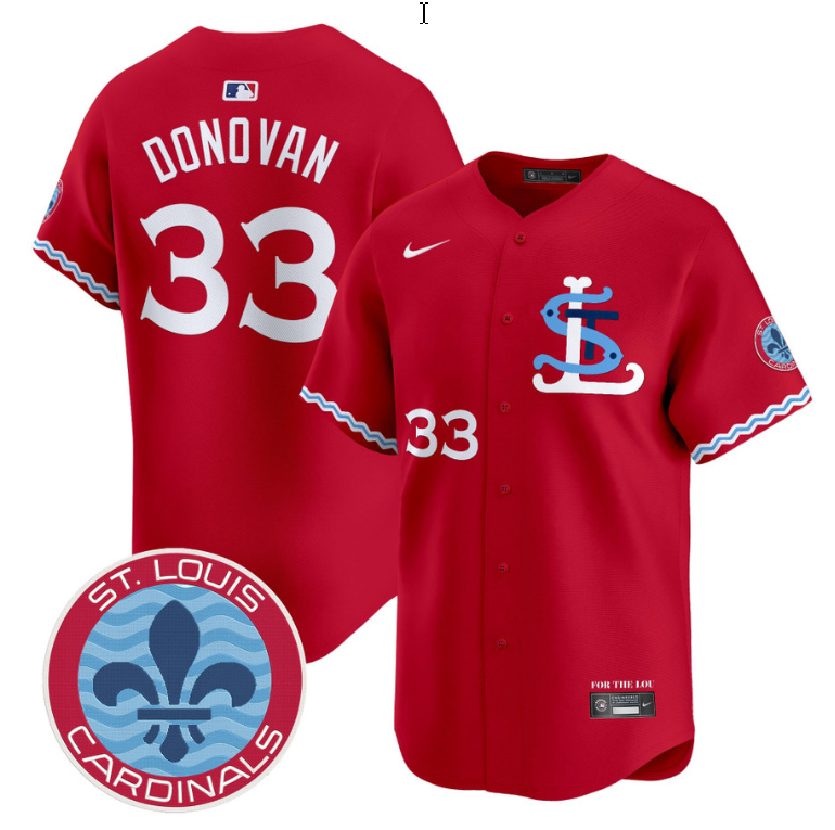 Brendan Donovan Jersey #33 St. Louis Cardinals City Connect Vapor Premier Limite