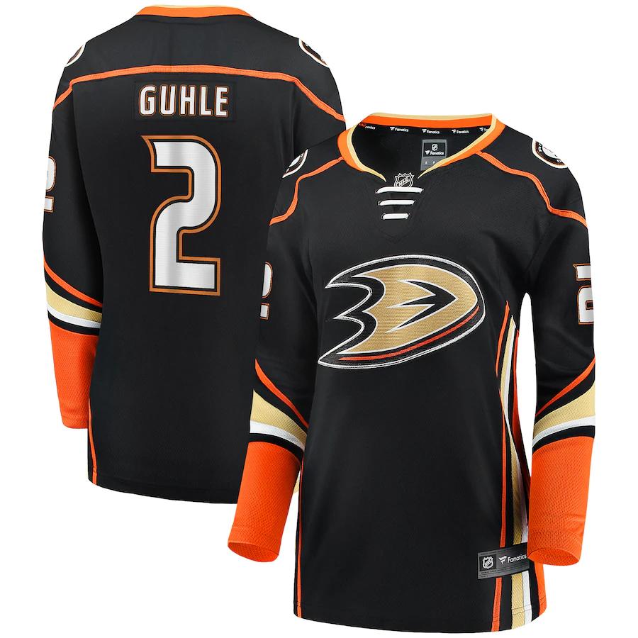 Brendan Guhle Anaheim Ducks Fanatics Branded Womens Home Breakaway Player Jersey Black