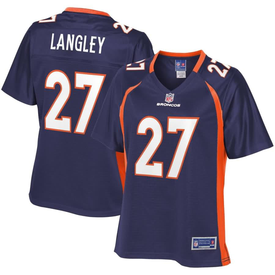 Brendan Langley Denver Broncos Nfl Pro Line Womens Alternate Player Jersey Navy