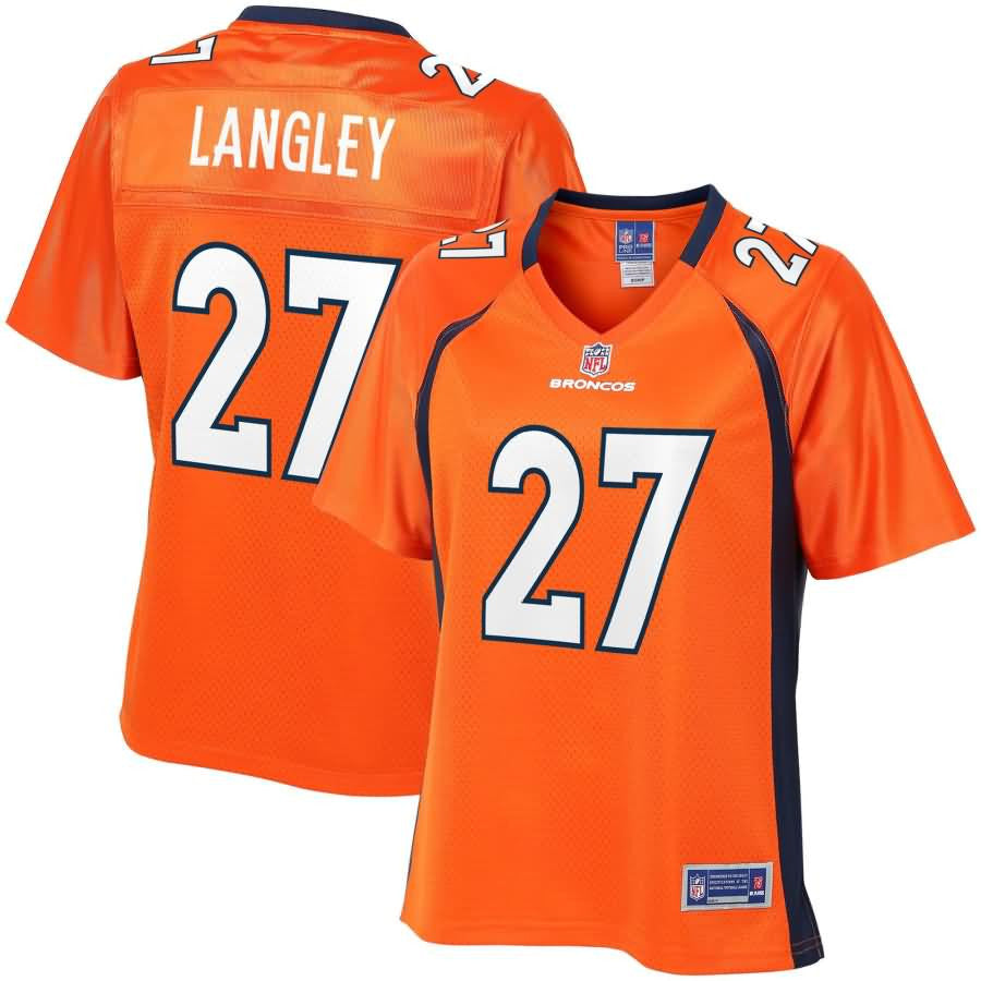 Brendan Langley Denver Broncos Nfl Pro Line Womens Team Color Player Jersey Orange