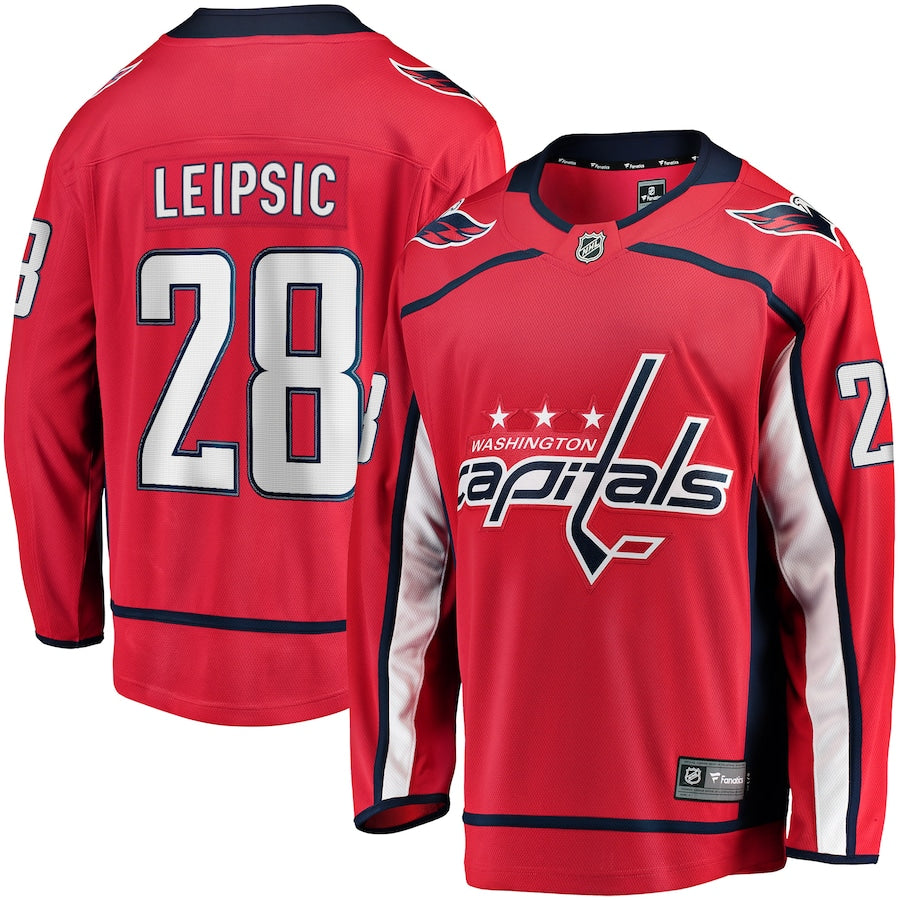 Brendan Leipsic Washington Capitals Fanatics Branded Replica Player Jersey Red