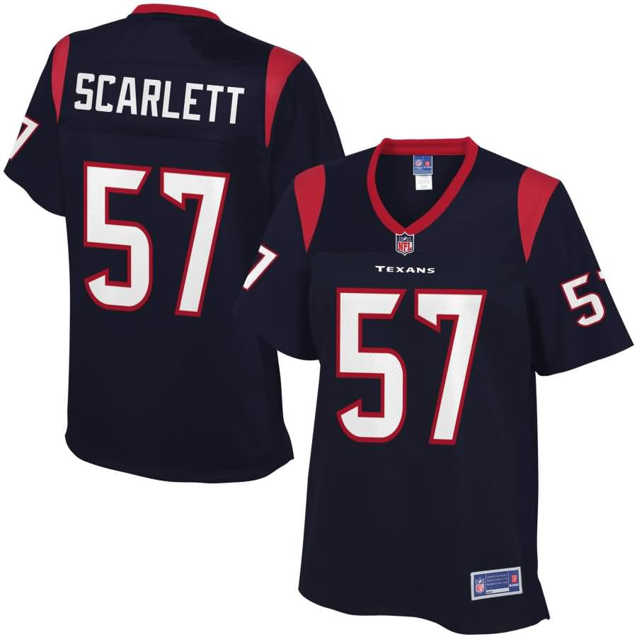 Brennan Scarlett Houston Texans Nfl Pro Line Womens Player Jersey Navy