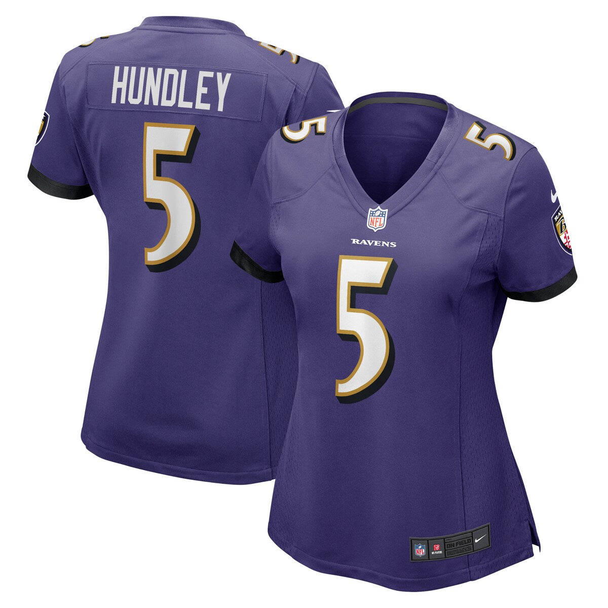Brett Hundley Baltimore Ravens Nike Womens Home Game Player Jersey Purple