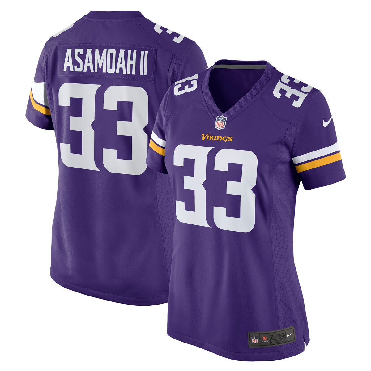 Brian Asamoah Minnesota Vikings Nike Womens Player Game Jersey Purple