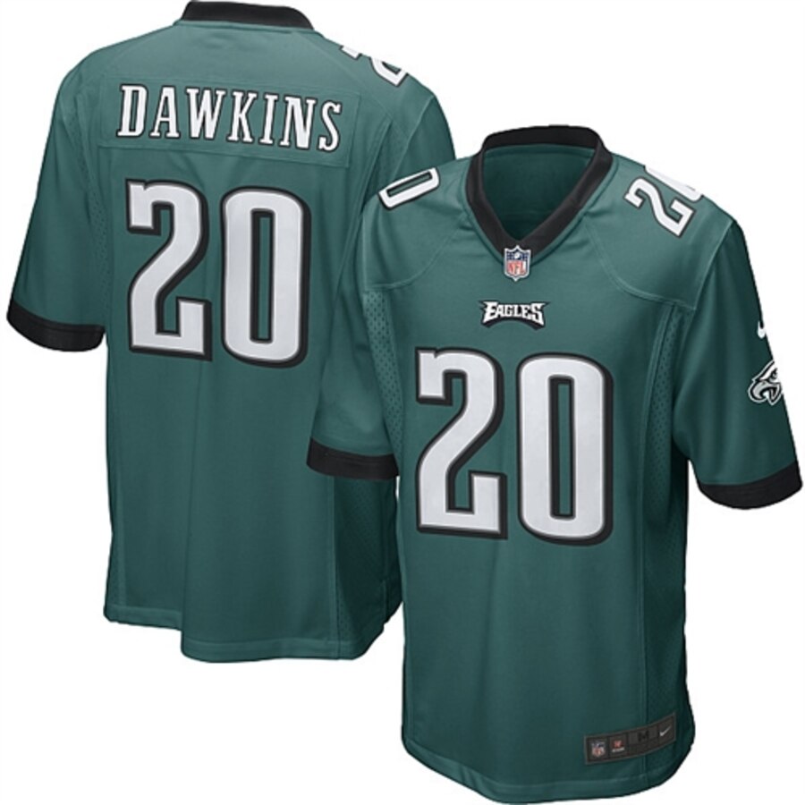 Brian Dawkins Philadelphia Eagles Nike Game Jersey Midnight Green