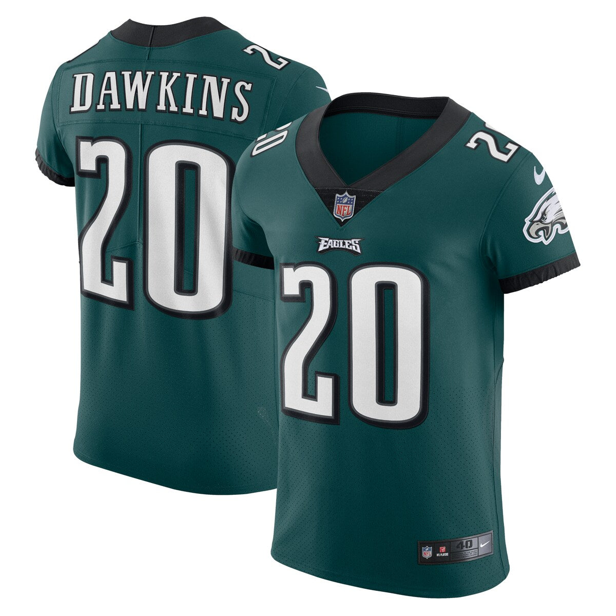 Brian Dawkins Philadelphia Eagles Nike Vapor Elite Retired Player Jersey Midnight Green
