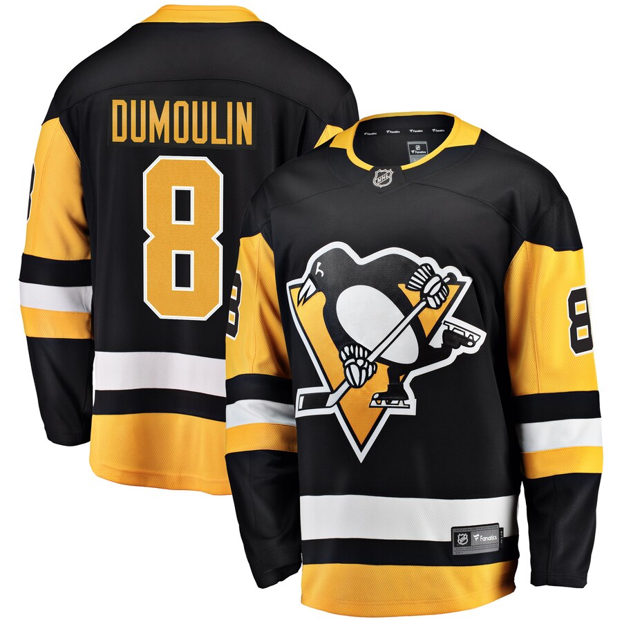 Brian Dumoulin Pittsburgh Penguins Fanatics Branded Home Breakaway Player Jersey Black