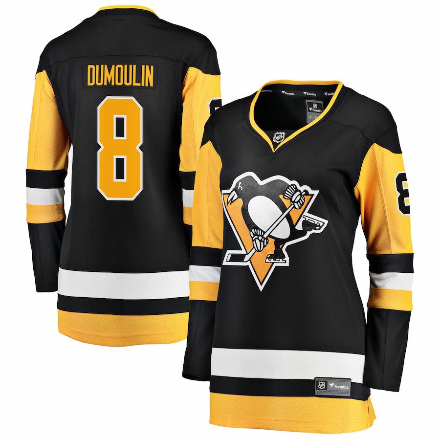 Brian Dumoulin Pittsburgh Penguins Fanatics Branded Womens Premier Breakaway Player Jersey Black