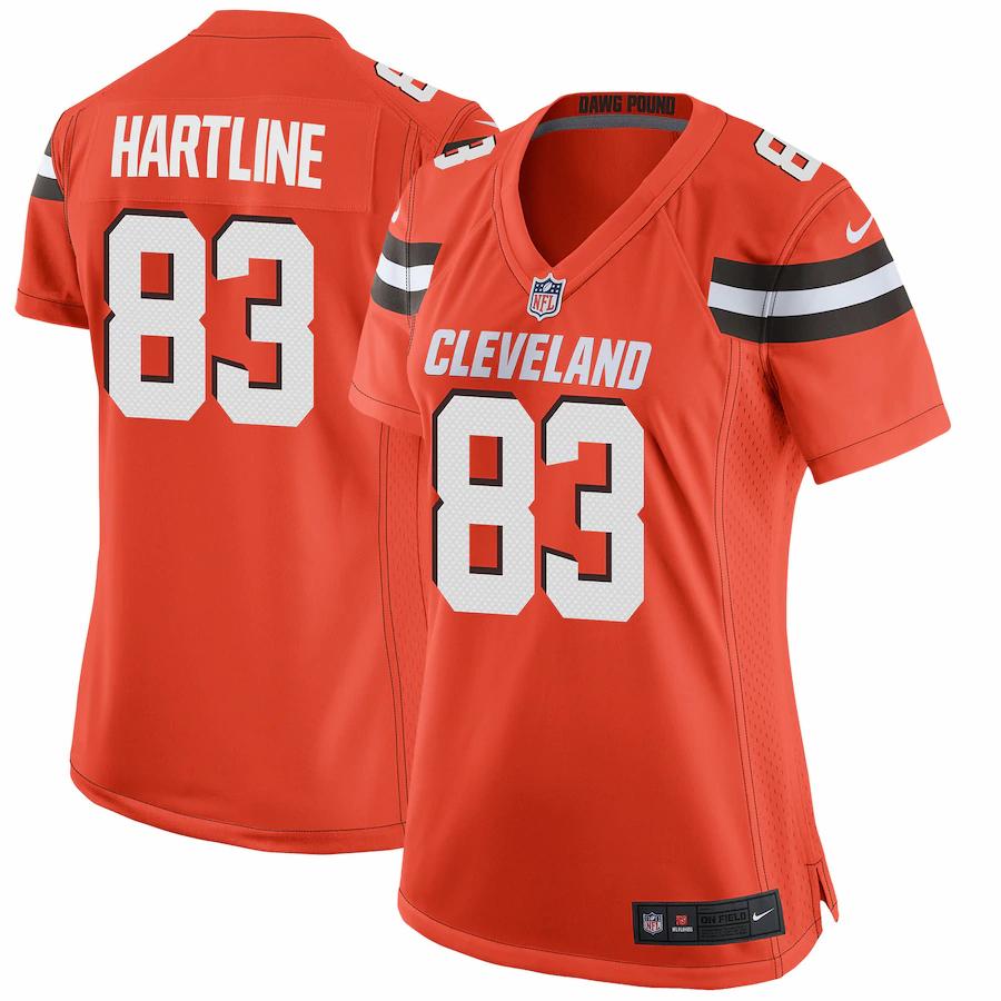 Brian Hartline Cleveland Browns Nike Womens Game Jersey Orange