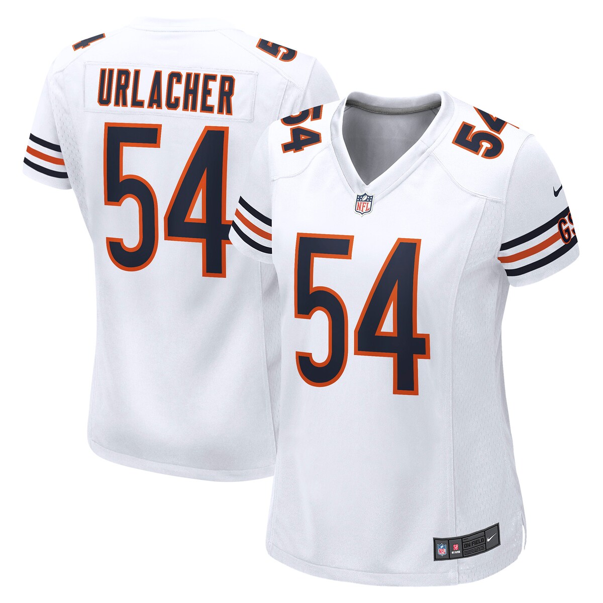 Brian Urlacher Chicago Bears Nike Womens Retired Game Jersey White