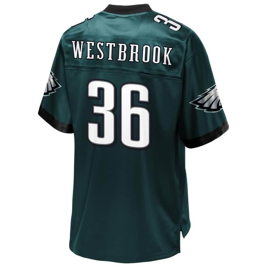 Brian Westbrook Philadelphia Eagles Nfl Pro Line Retired Player Jersey Midnight Green