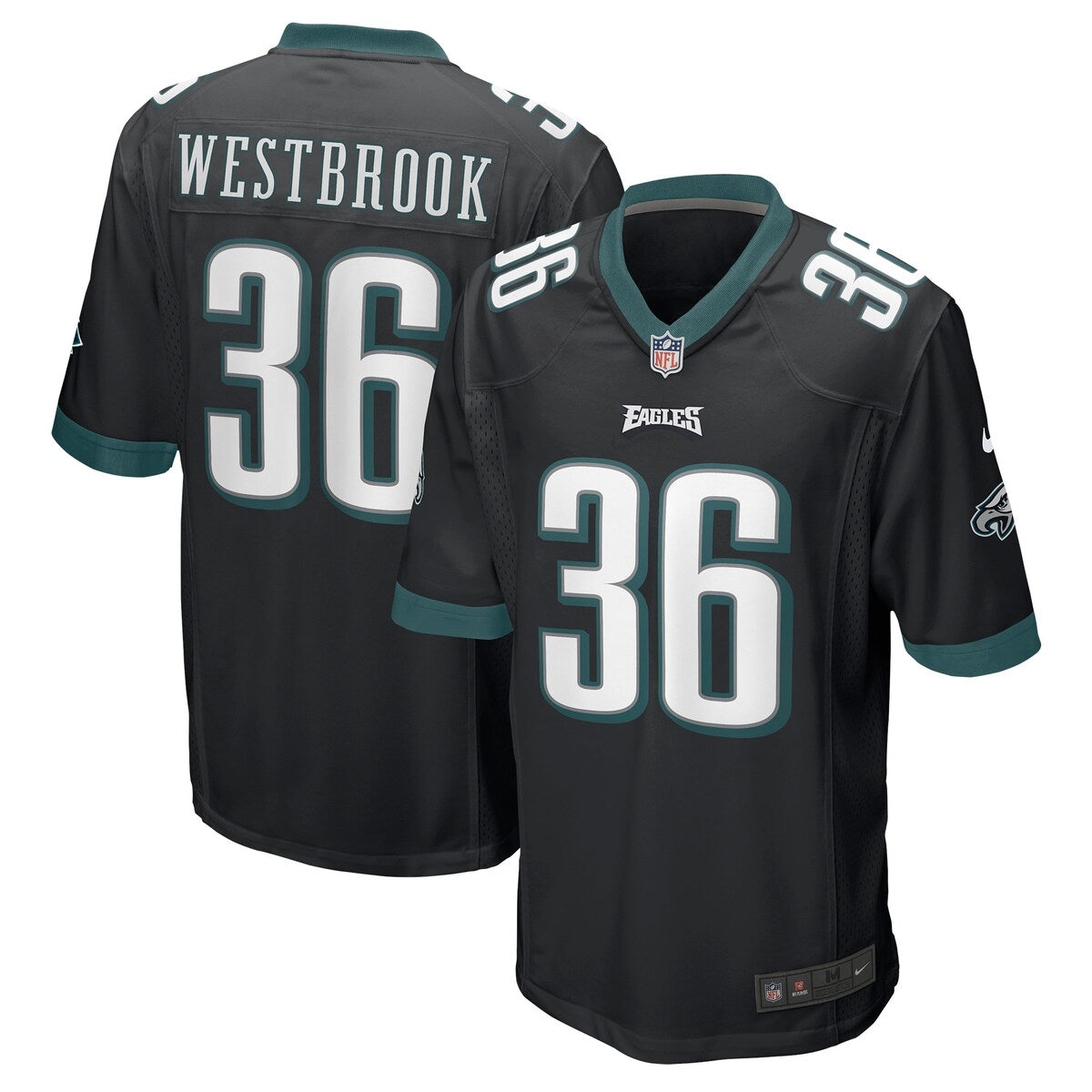 Brian Westbrook Philadelphia Eagles Nike Retired Player Alternate Game Jersey Black