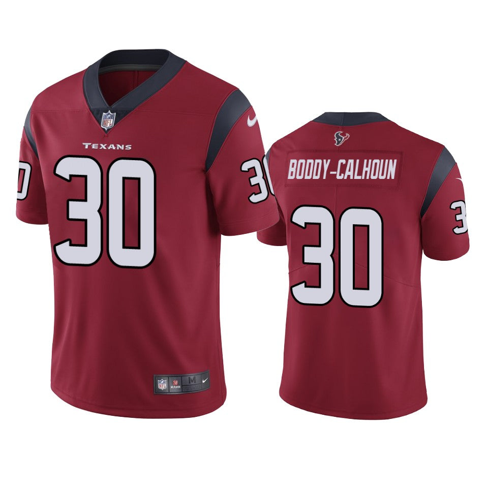 Briean Boddy calhoun Houston Texans Red Vapor Limited Jersey