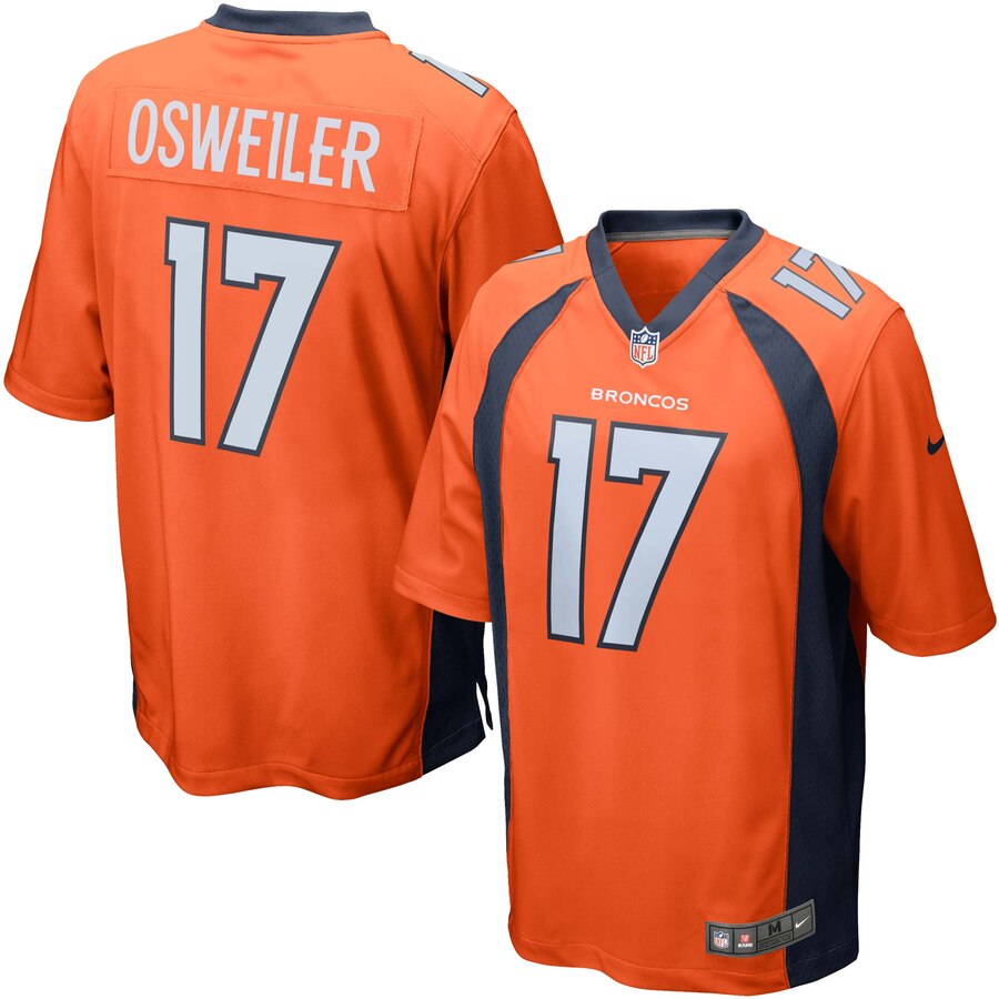 Brock Osweiler Denver Broncos Nike Youth Team Color Game Jersey Orange