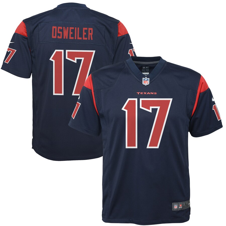 Brock Osweiler Houston Texans Nike Youth Color Rush Game Jersey Navy
