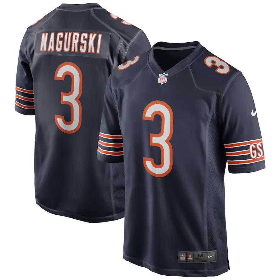 Bronko Nagurski Chicago Bears Nike Game Retired Player Jersey Navy