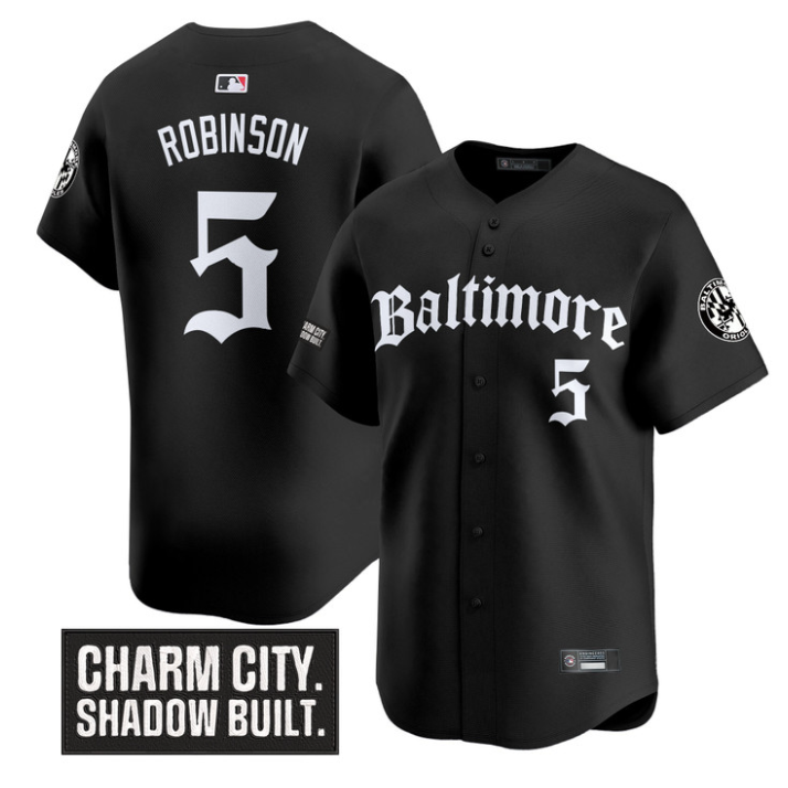 Brooks Robinson Jersey #5 Baltimore Orioles Gothic Harbor Edition
