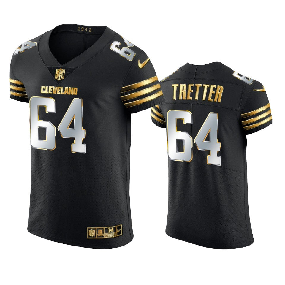 Browns Jc Tretter Golden Edition Black Vapor Elite Jersey